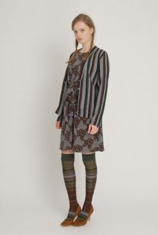 AW1213 STRIPE OVER KNEE SOCKS - VARIOUS - Other Image